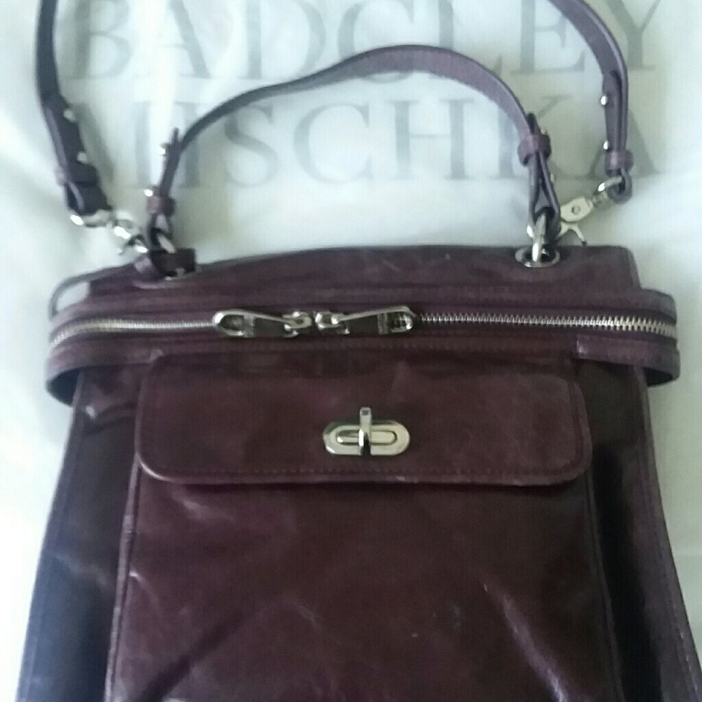 Badgley Mischka Leather HandBag